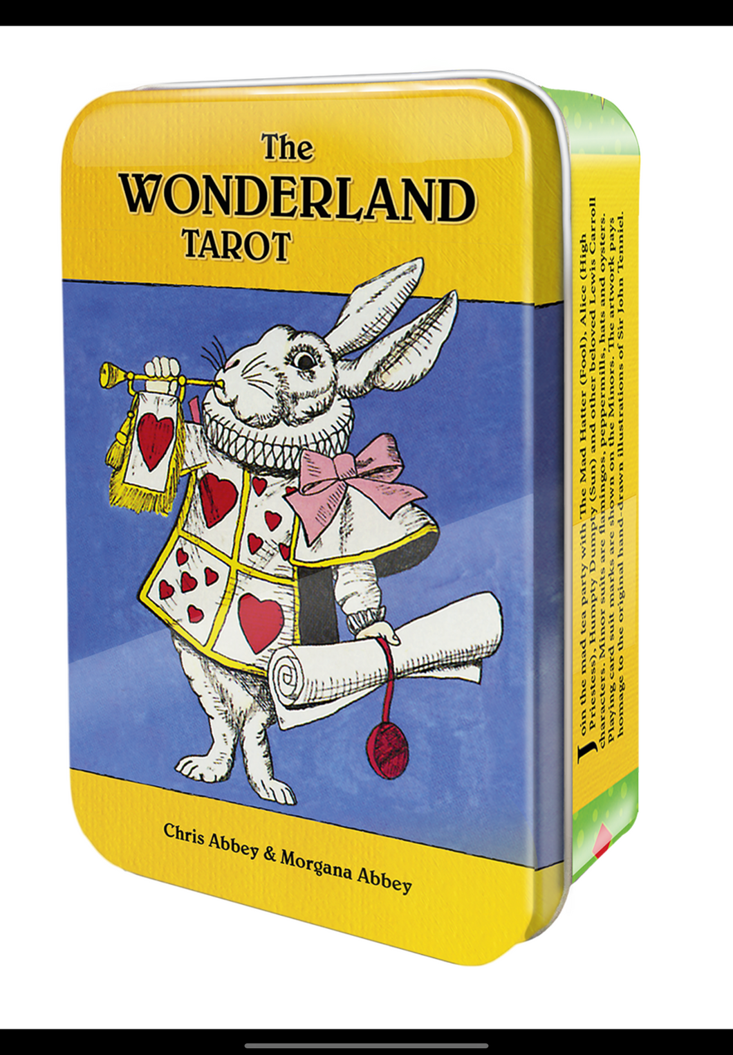 The Wonderland Tarot in a tin