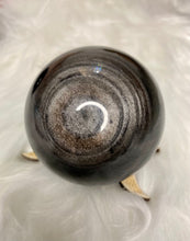 Load image into Gallery viewer, Silver Sheen Obsidian - Sphere
