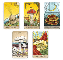 Load image into Gallery viewer, The Mushroom Hunter's Tarot Vinyl Stickers
