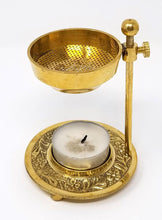 Load image into Gallery viewer, Brass Resin Burner 4.5&quot;H
