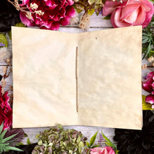 Load image into Gallery viewer, Burlap Book of Shadows - Raven/Moon
