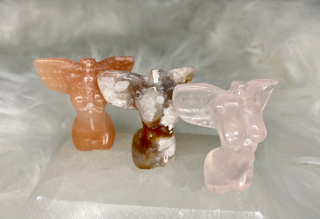 Angel Goddess Crystal Carving
