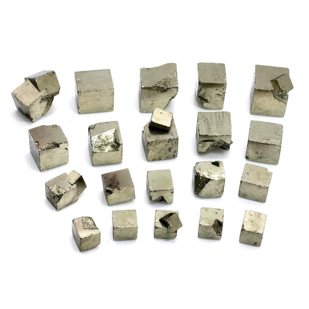 Natural Pyrite Cubes