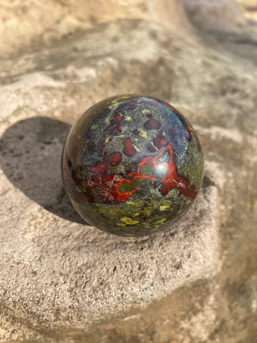 Dragon Blood Jasper - Sphere