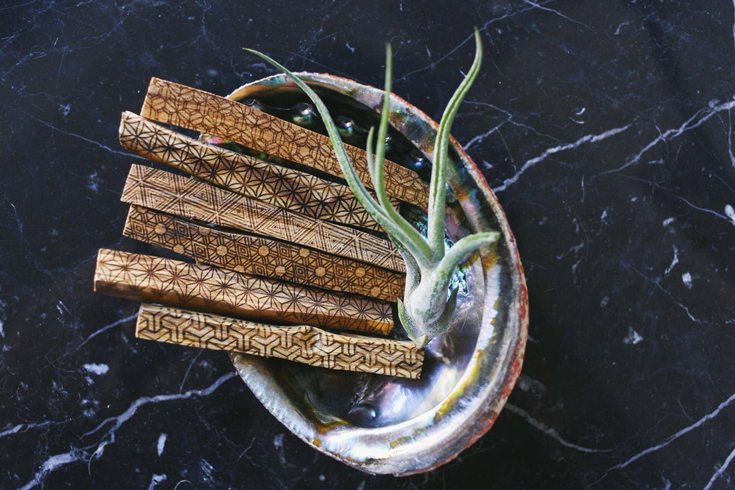 Etched Palo Santo