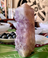 Load image into Gallery viewer, Amethyst Flower Agate Druzy Tower
