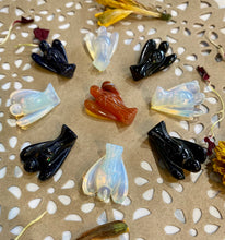 Load image into Gallery viewer, Mini Crystal Carved Protection Angels
