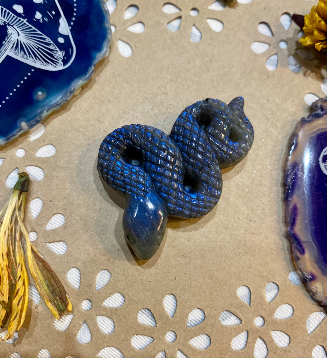 Crystal Carved Snakes - Small