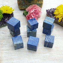 Load image into Gallery viewer, Lapis Lazuli Cubes
