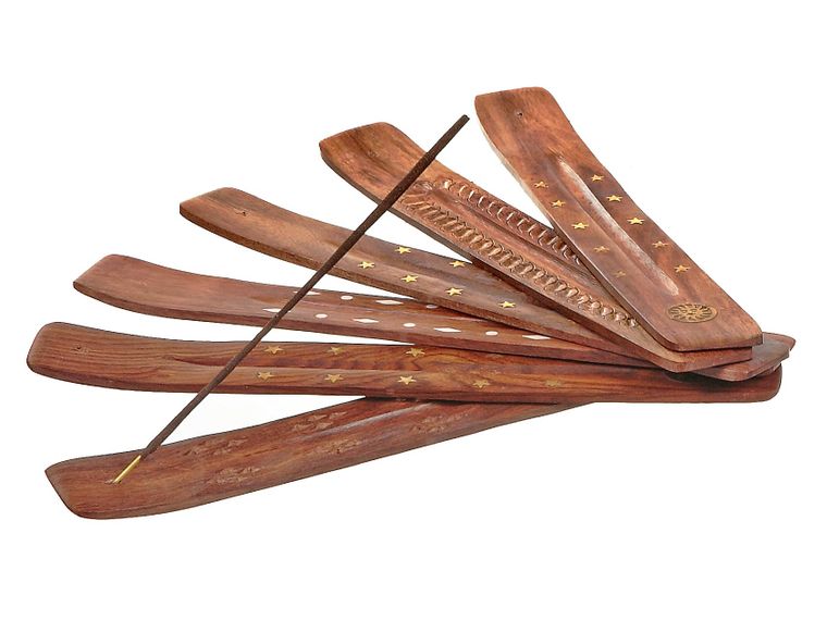 Wooden Incense Stick Burners