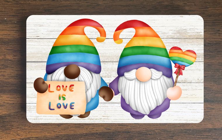 Magnet - Love is Love - Pride Gnome