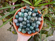 Load image into Gallery viewer, Moss Agate Mini Spheres
